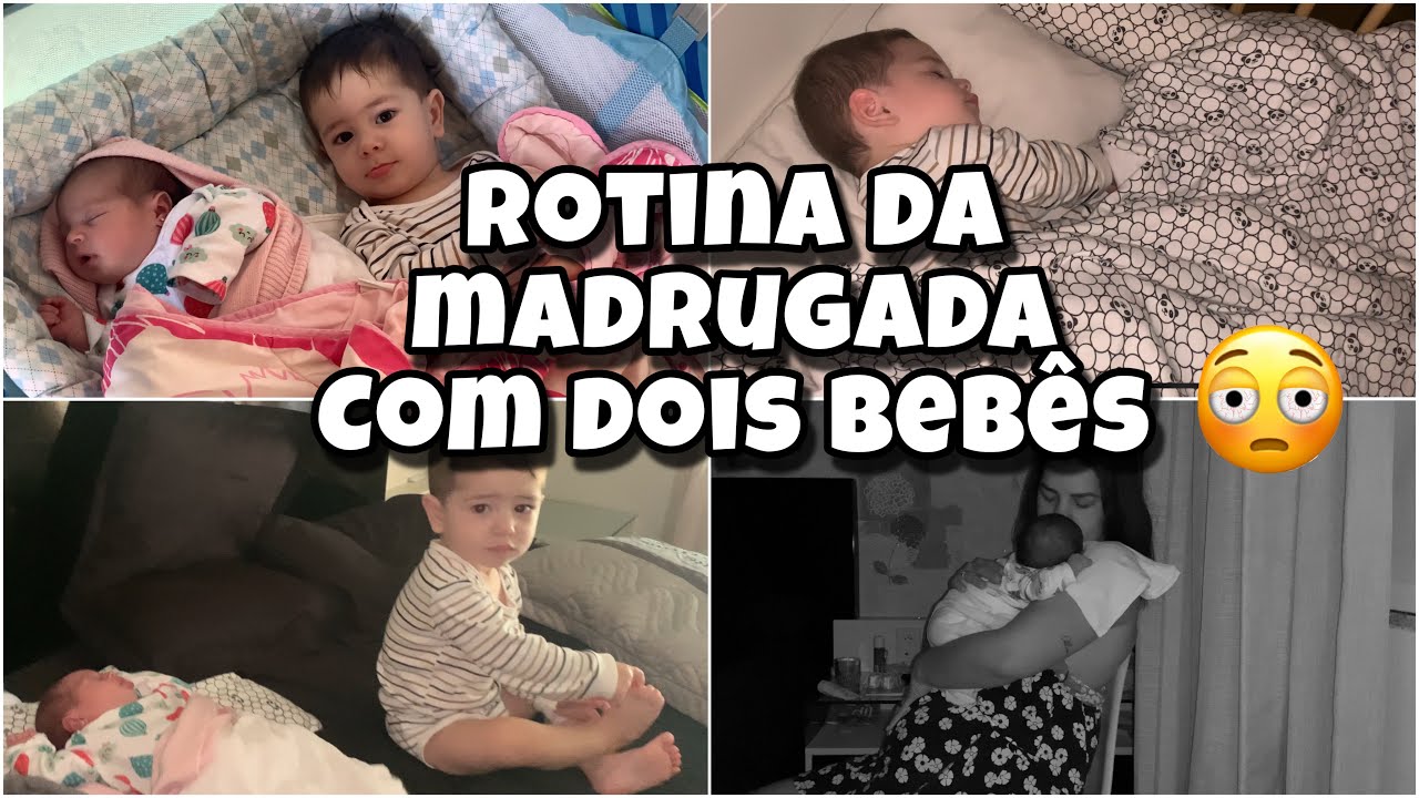ROTINA NA MADRUGADA COM BEBÊ RECÉM-NASCIDO E UM BEBÊ DE 1 ANO | Elidiani Simões