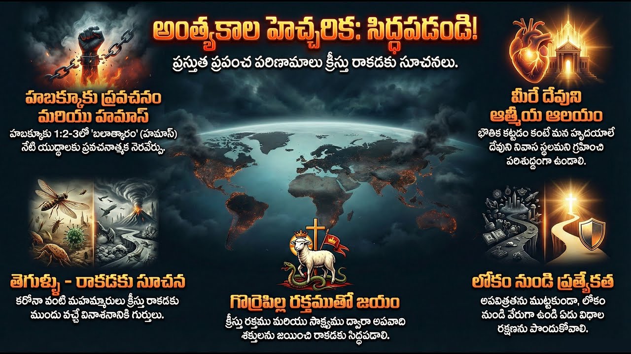 END TIME SIRIES E-5 || Final Episode || హబక్కూకు ప్రవచనాల.... || Telugu Christian Message