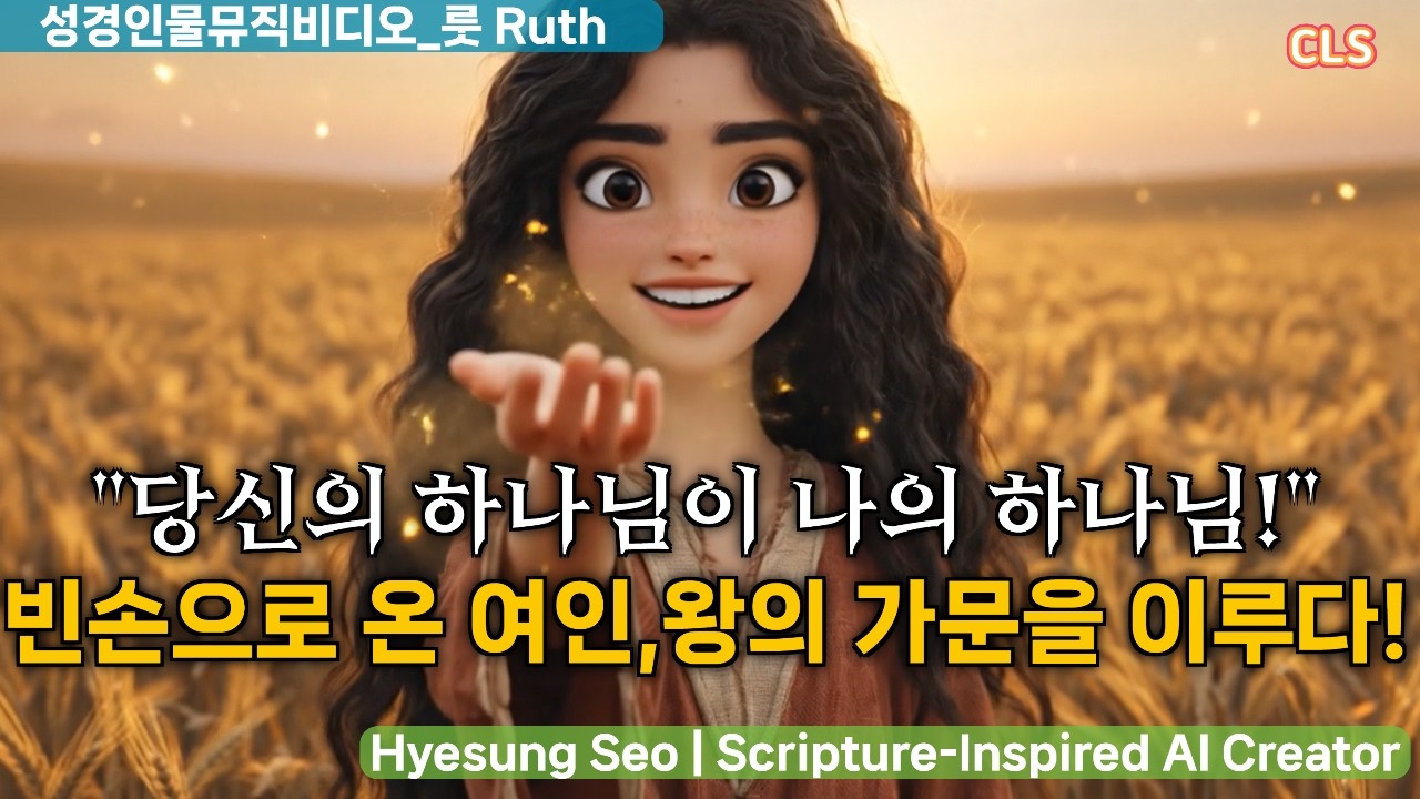 빈손으로 돌아온 그녀가 '왕의 조상'이 된 말도 안 되는 이유|How a Widow with Nothing Founded a Dynasty #ccm #성경인물뮤직비디오#룻#Ruth