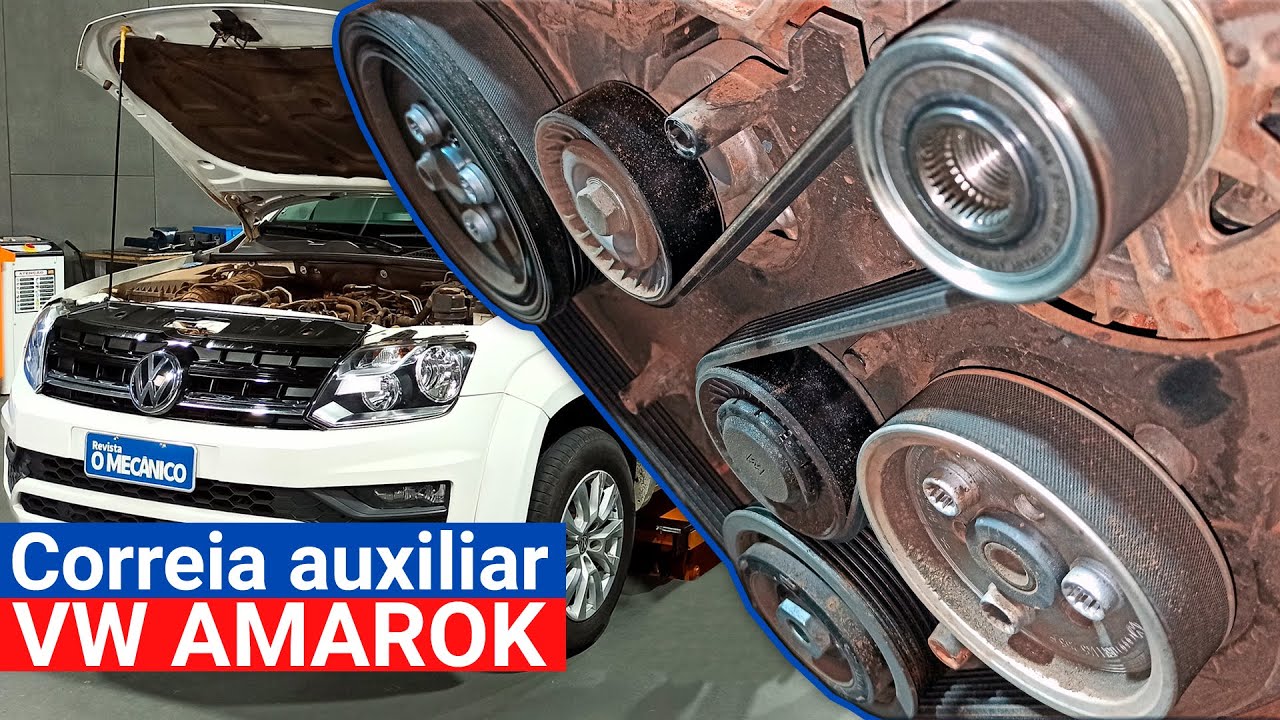 Saiba como trocar a correia de acessórios da Volkswagen Amarok 2.0 TDI Biturbo