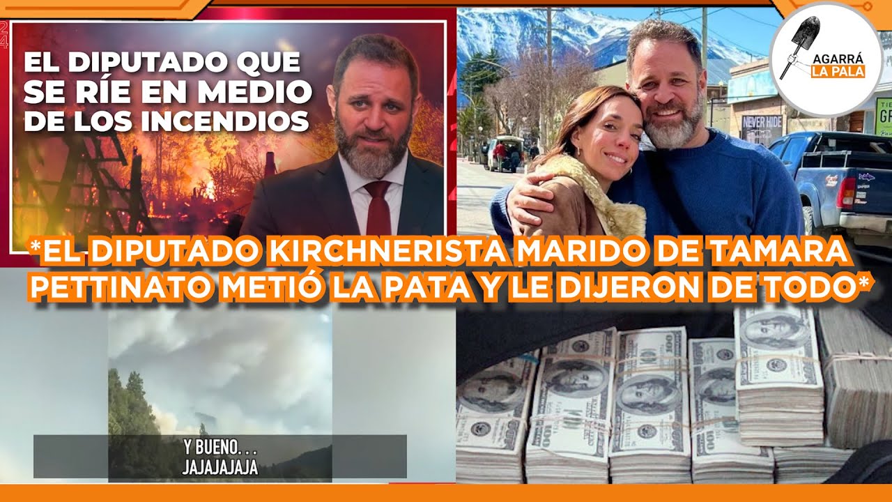 DIPUTADO KUKA MARIDO DE TAMARA PETTINATO METIÓ LA PATA, SE BURLÓ DE INCENDIOS Y LE DIJERON DE TODO