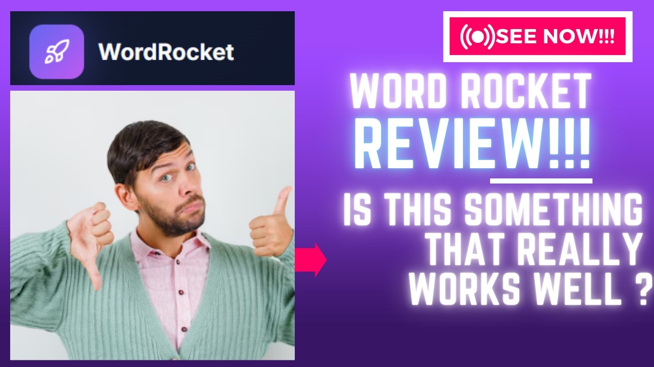 Word Rocket Review-Is This Something That Really Works Well Or Just Another MESS?(Check Before Use)