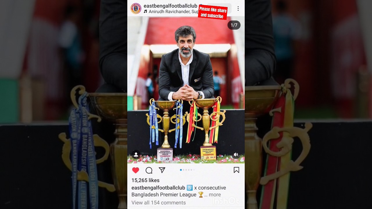 East Bengal❤️💛।New Coach। Oscar Bruzon।Statistics।East Bengal।#footballshorts #football #eastbengal