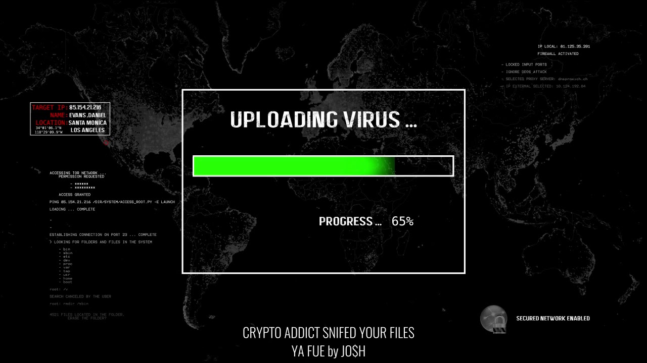 CRYPTO ADDICT SNIFED YOUR FILES