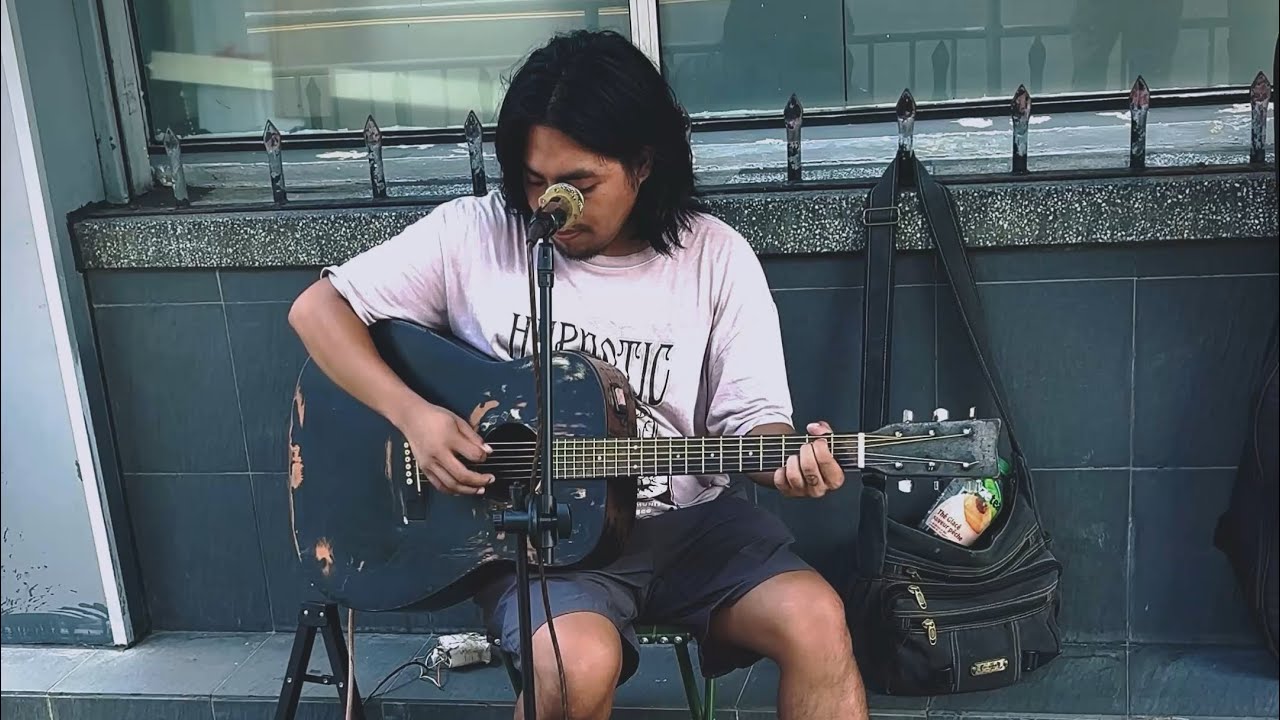 Wish you were here by Pink floyd busking Denzo Delta