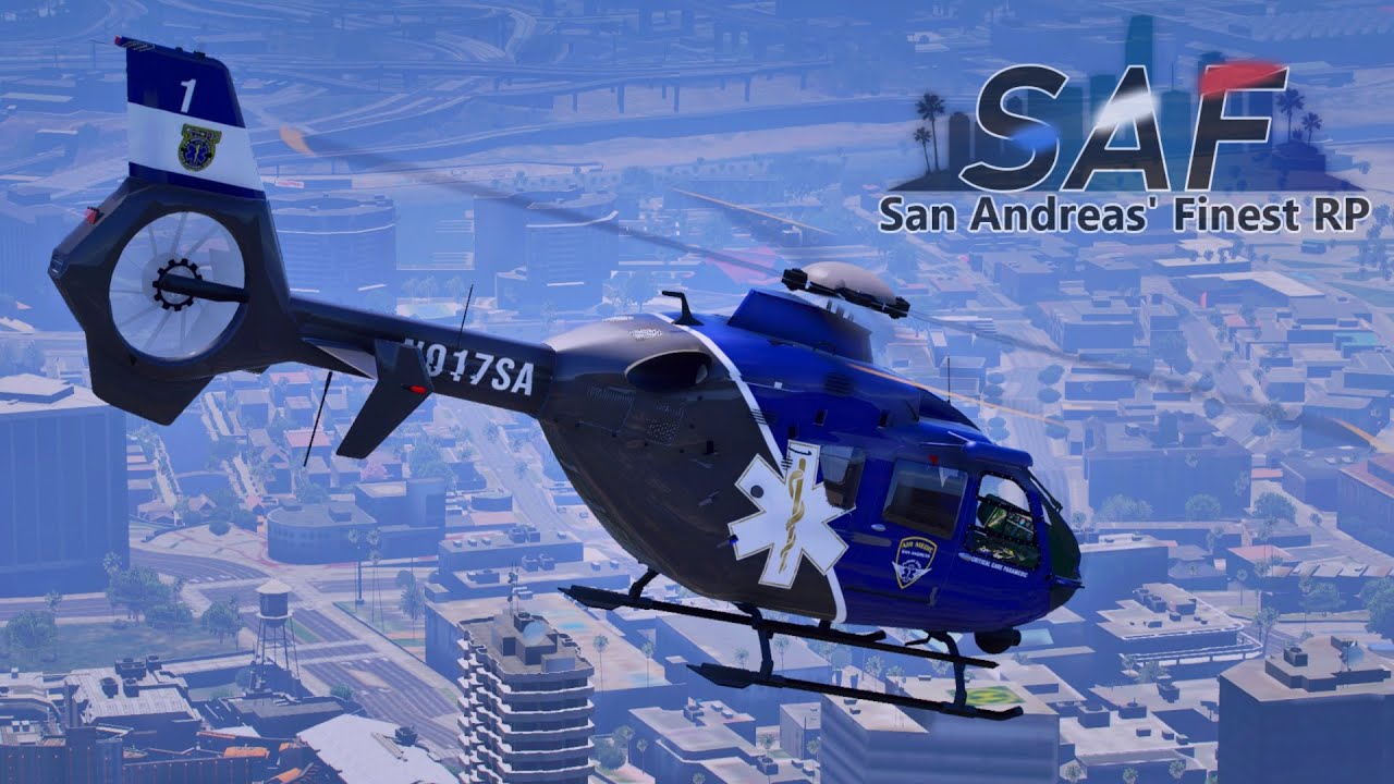 SA'F #520 - Flat Tire Saves A Life! | GTA V RP