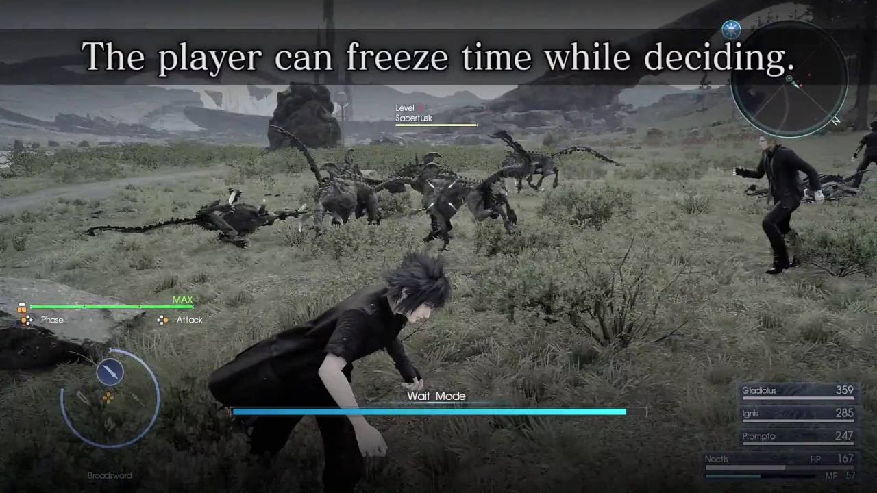 FINAL FANTASY XV - Wait Mode