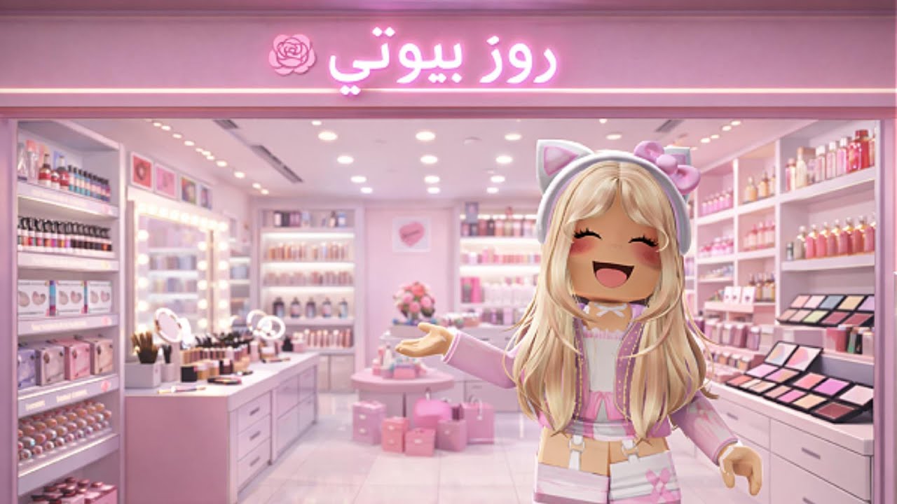 روز بيوتي 😍💄محل مكياج أحلامي صار حقيقة ✨في#روبلكس|#roblox