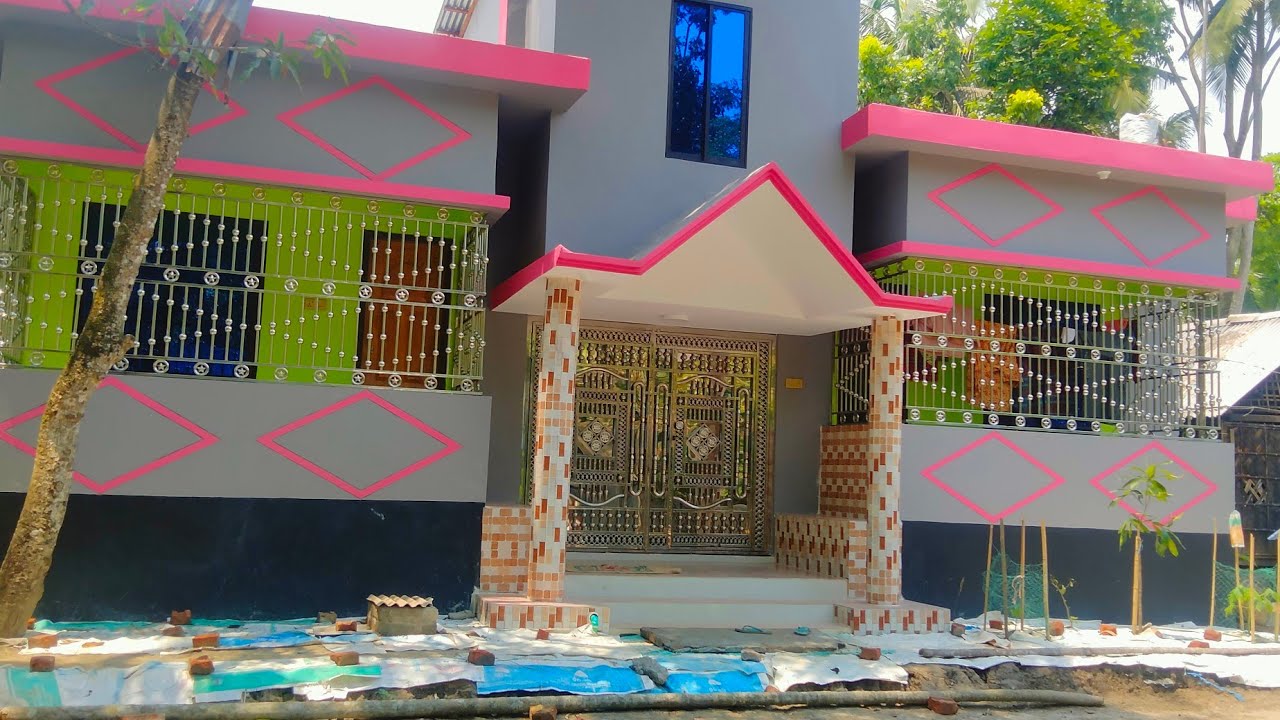 ৪ টা রুম দিয়ে আধুনিক ডিজাইনের অনেক সুন্দর একটি বাড়ি কিভাবে করবেন