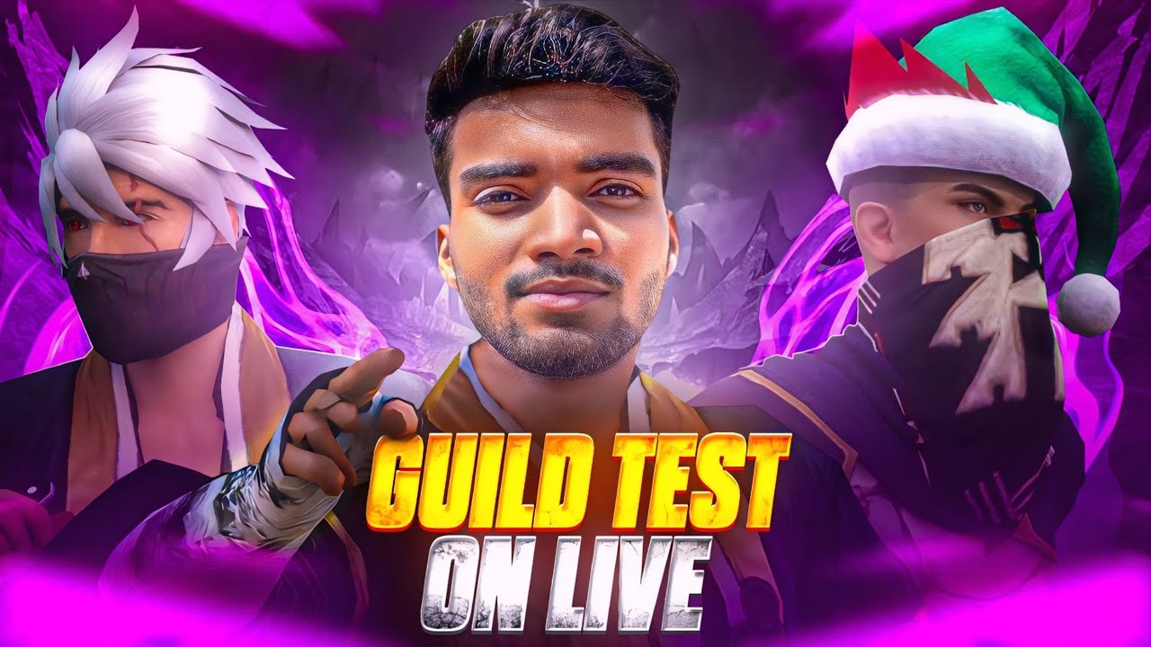 🔴LIVE GUILD TEST 1 VS 2 / FF LIVE | GUILD TEST LIVE / FREE FIRE LIVE🔴 || #freefirelive #viralvideo