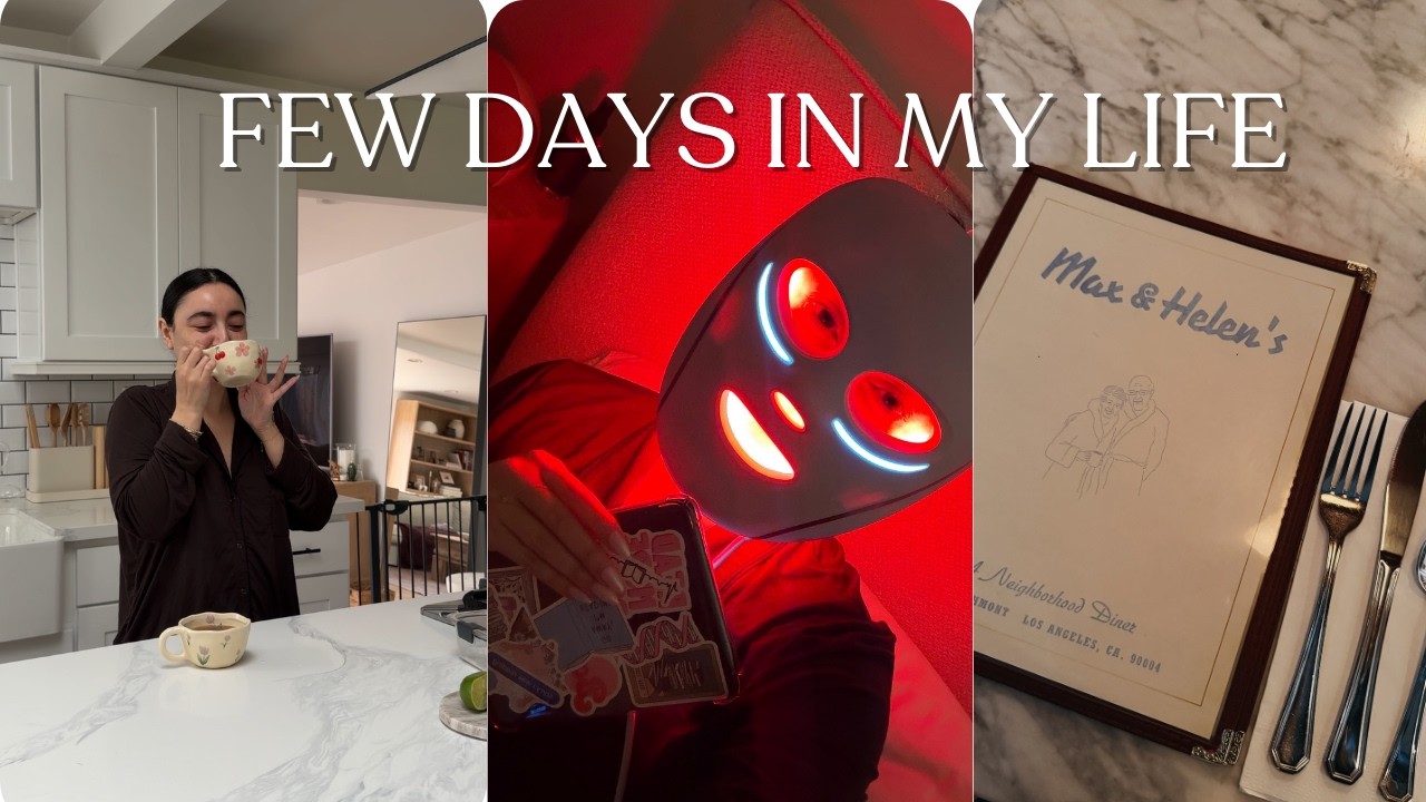 VLOG few days in my life, books ive read, nail day, trader joes haul