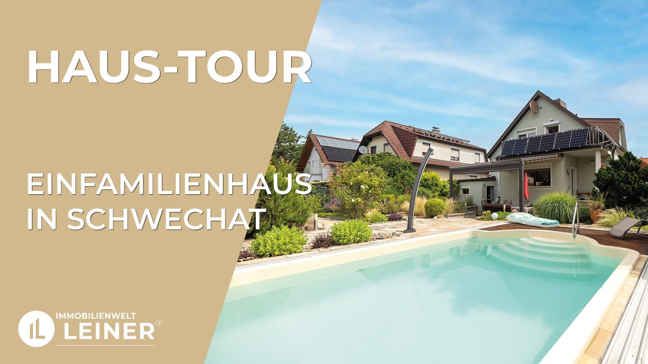 HERRLICHES Traumhaus in Schwechat - Pool und traumhafter Garten inklusive! An der Grenze zu Wien
