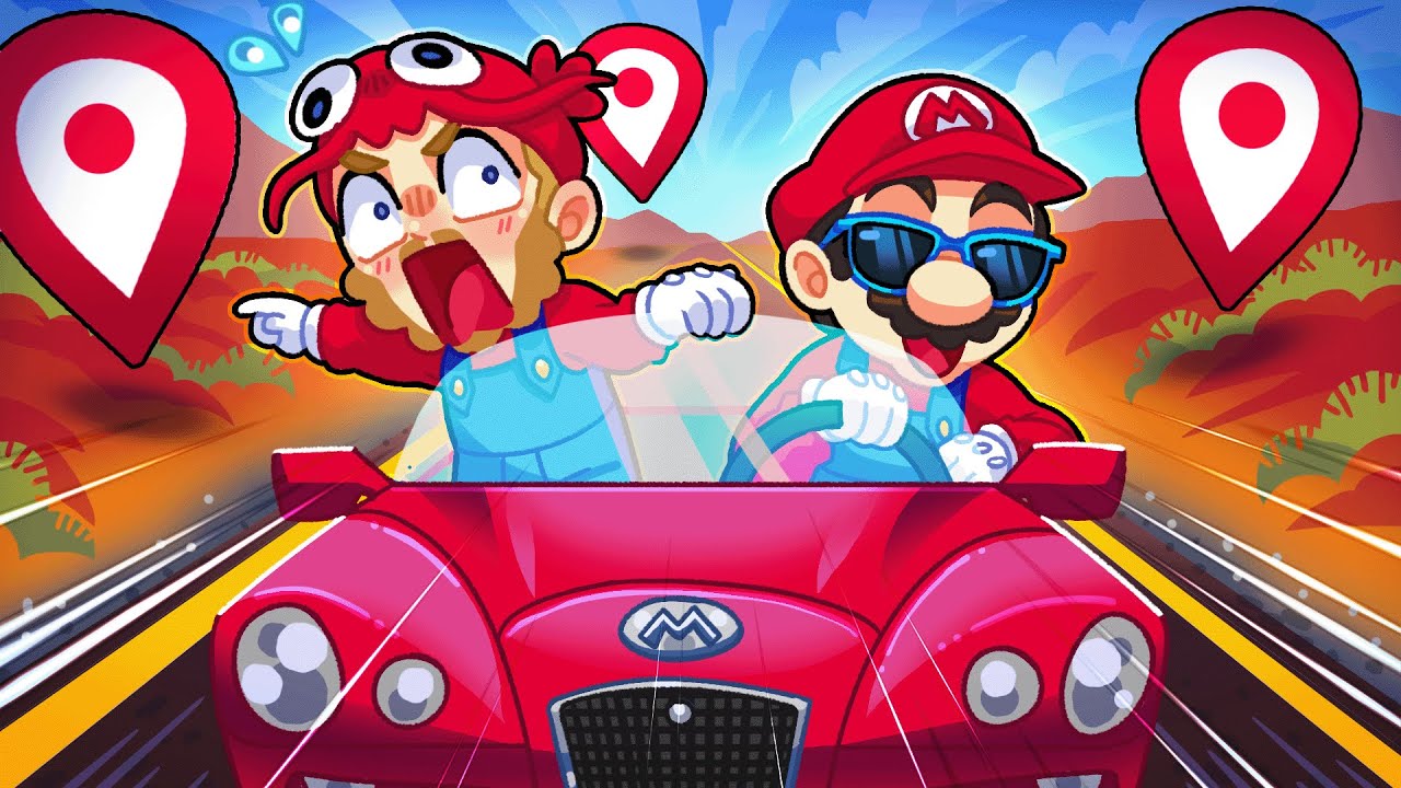 Mario Odyssey Geoguessr ROAD TRIP!
