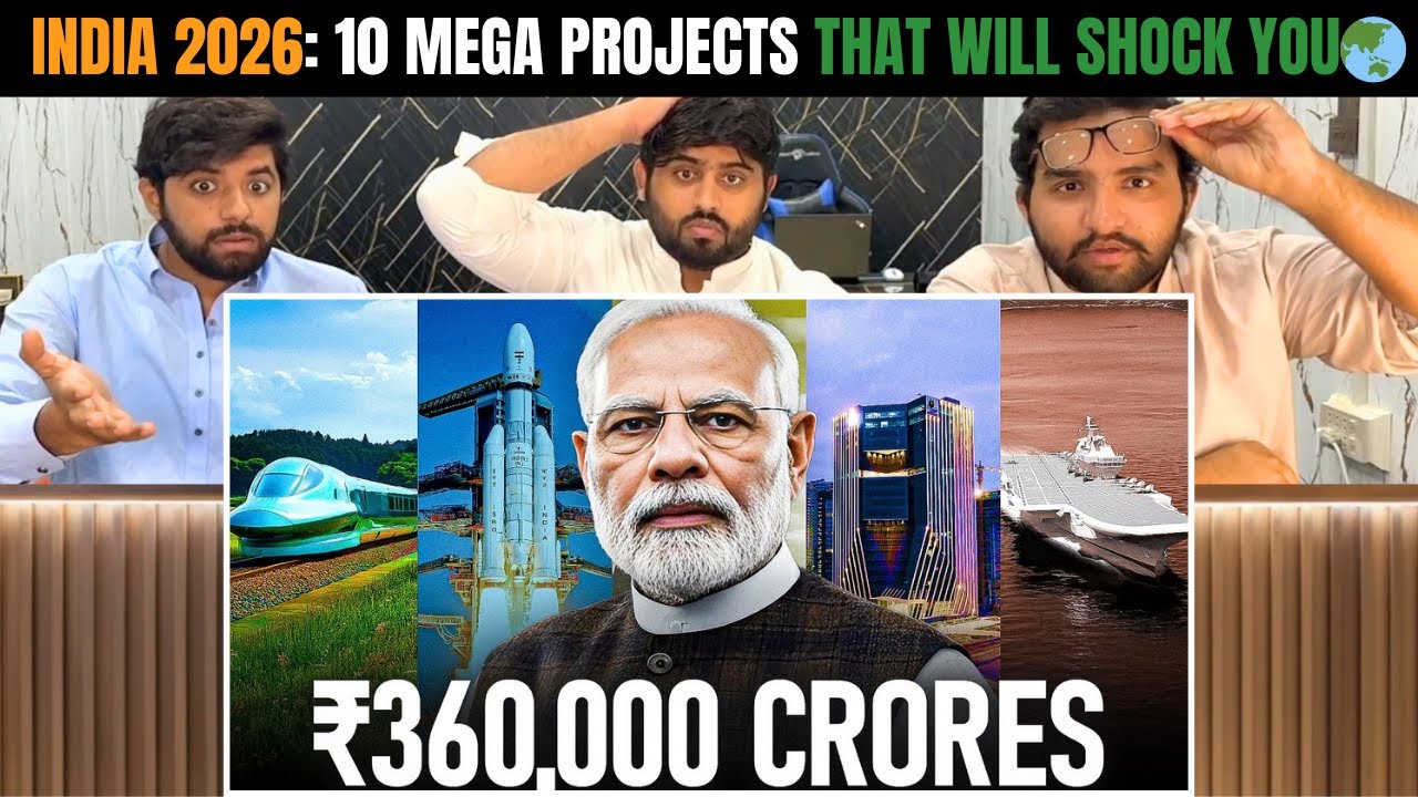 10 Mega Projects That Will Change India 🇮🇳 | Pakistani Reaction भविष्य की महाशक्ति 2026 🔥