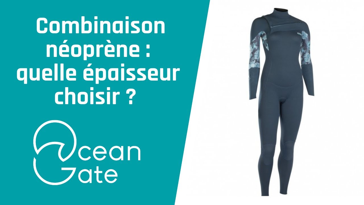 Quelle épaisseur de combinaison néoprène choisir ? à quoi correspondent les chiffres.