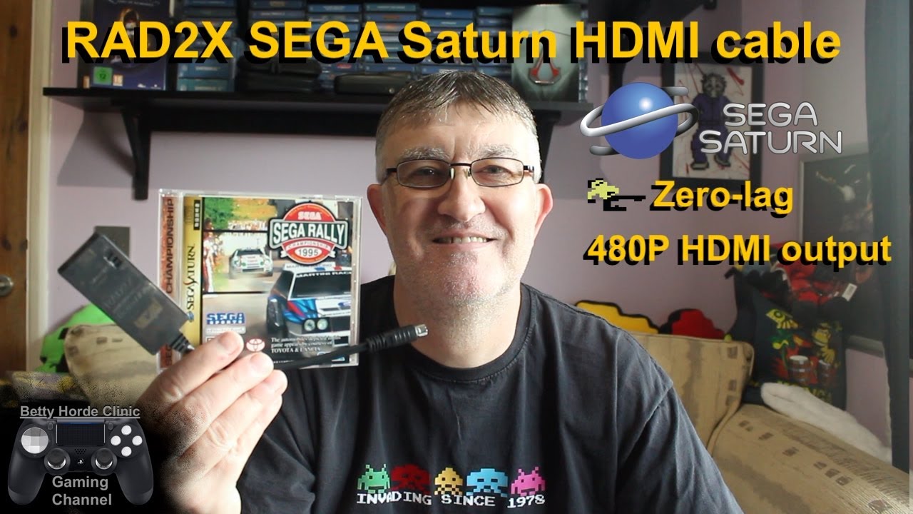 RAD2X SEGA Saturn HDMI cable