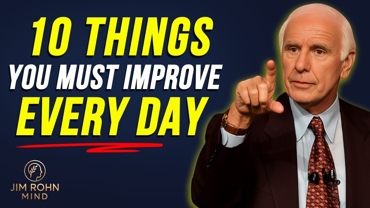 10 Things You Must Work On Every Day – To Build Unshakable Success | Jim Rohn Mind
