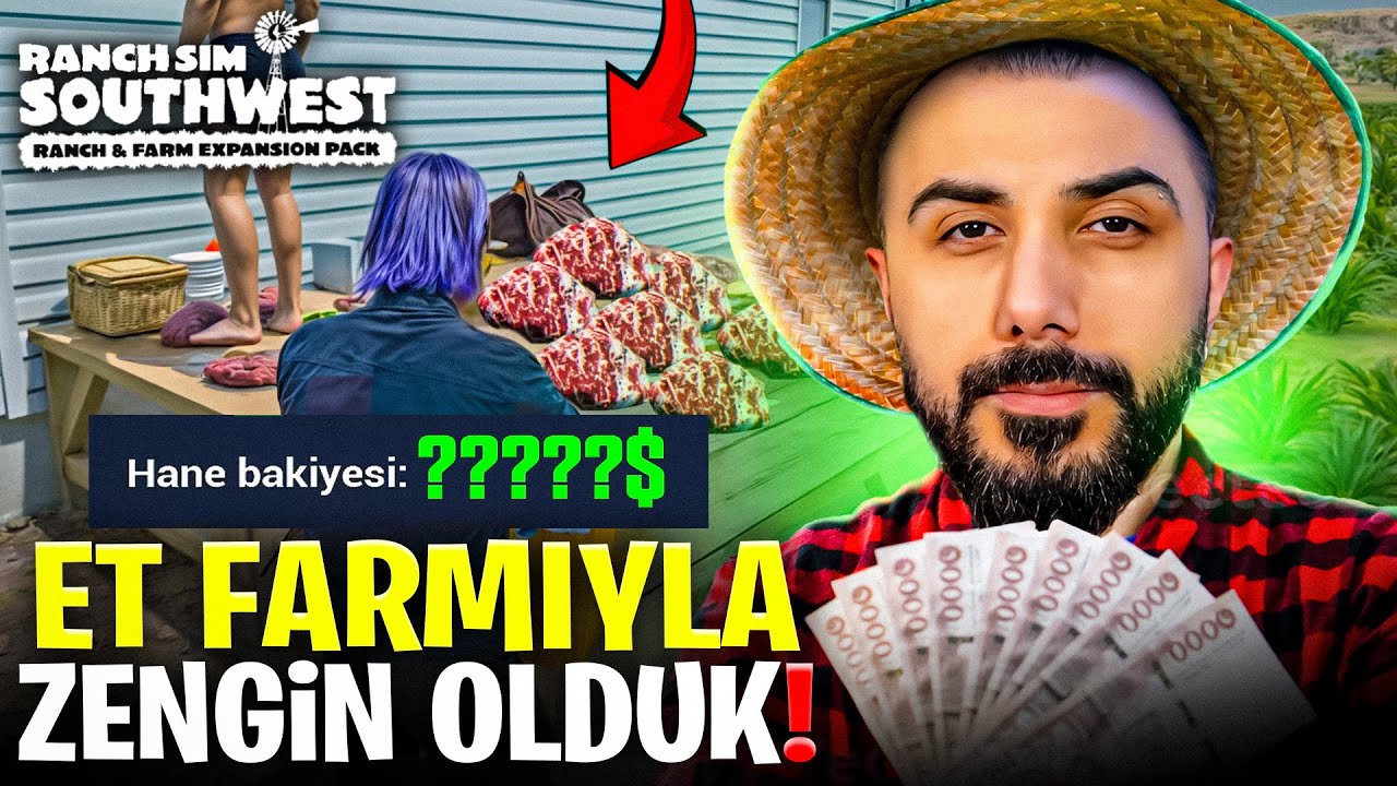 KESİMHANE KURDUK! SINIRSIZ PARA FARMI! EKİPLE RANCH SIMULATOR | Barış Can