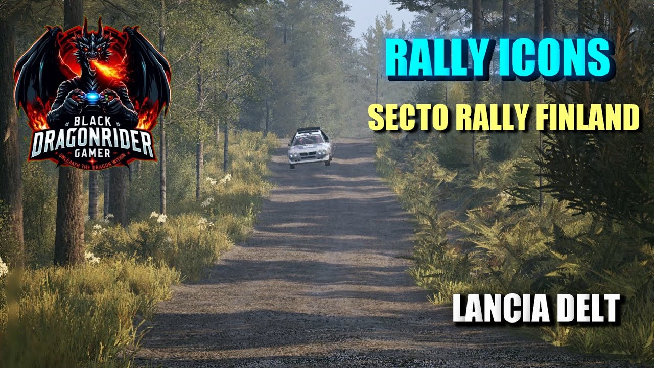 Rally Icons Global Series: Secto Rally Finland Lancia Delta S4 Goes Flat Out! EA WRC