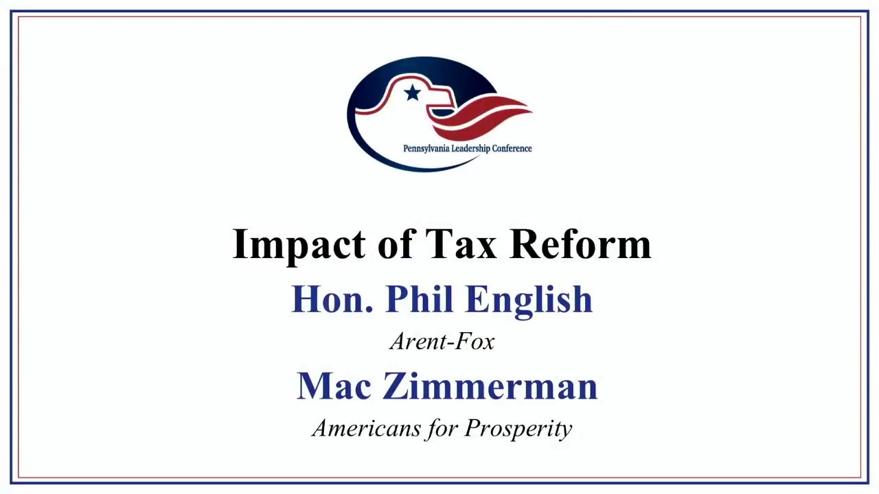 PLC2018: A Conversation: Impact of Federal Tax Reform