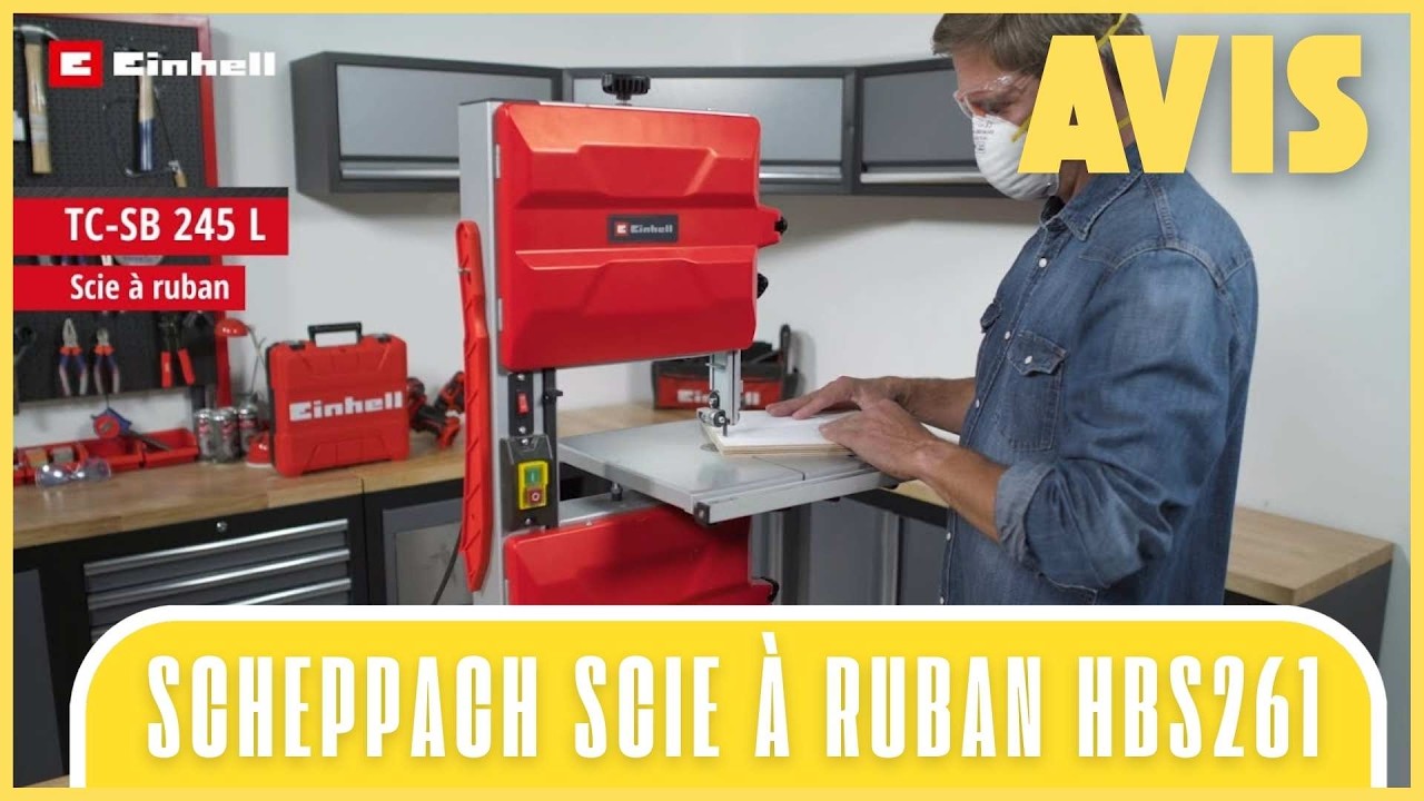 Scie &agrave; Ruban 400W Einhell TC-SB 245 L : INCROYABLE pour ce Prix ?