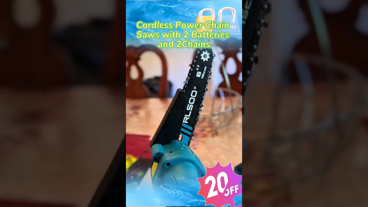 Portable 6 inch chainsaw 