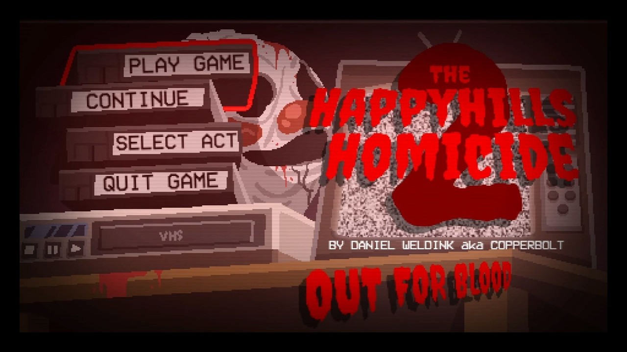The Happyhills Homicide 2: Out for Blood - Main Menu Title Screen