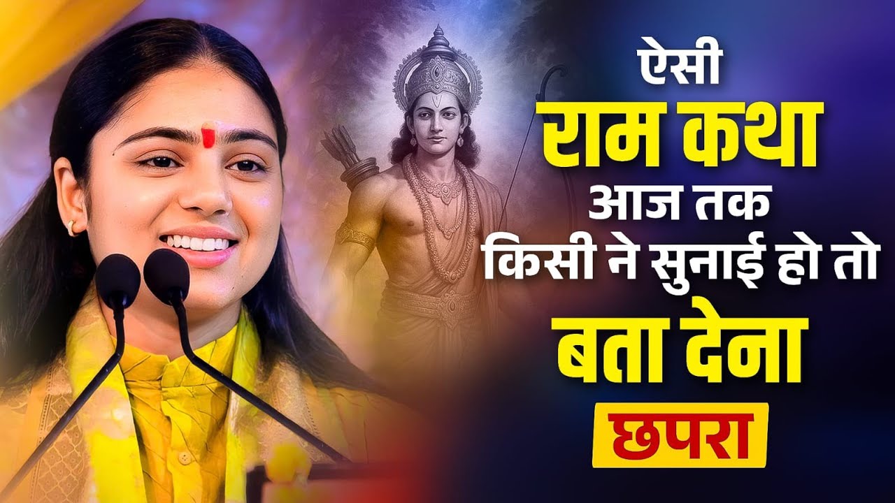 राम कथा जिसने सबको कर दिया मंत्रमुग्ध || छपरा राम कथा || Pujya Aradhana Devi ji 