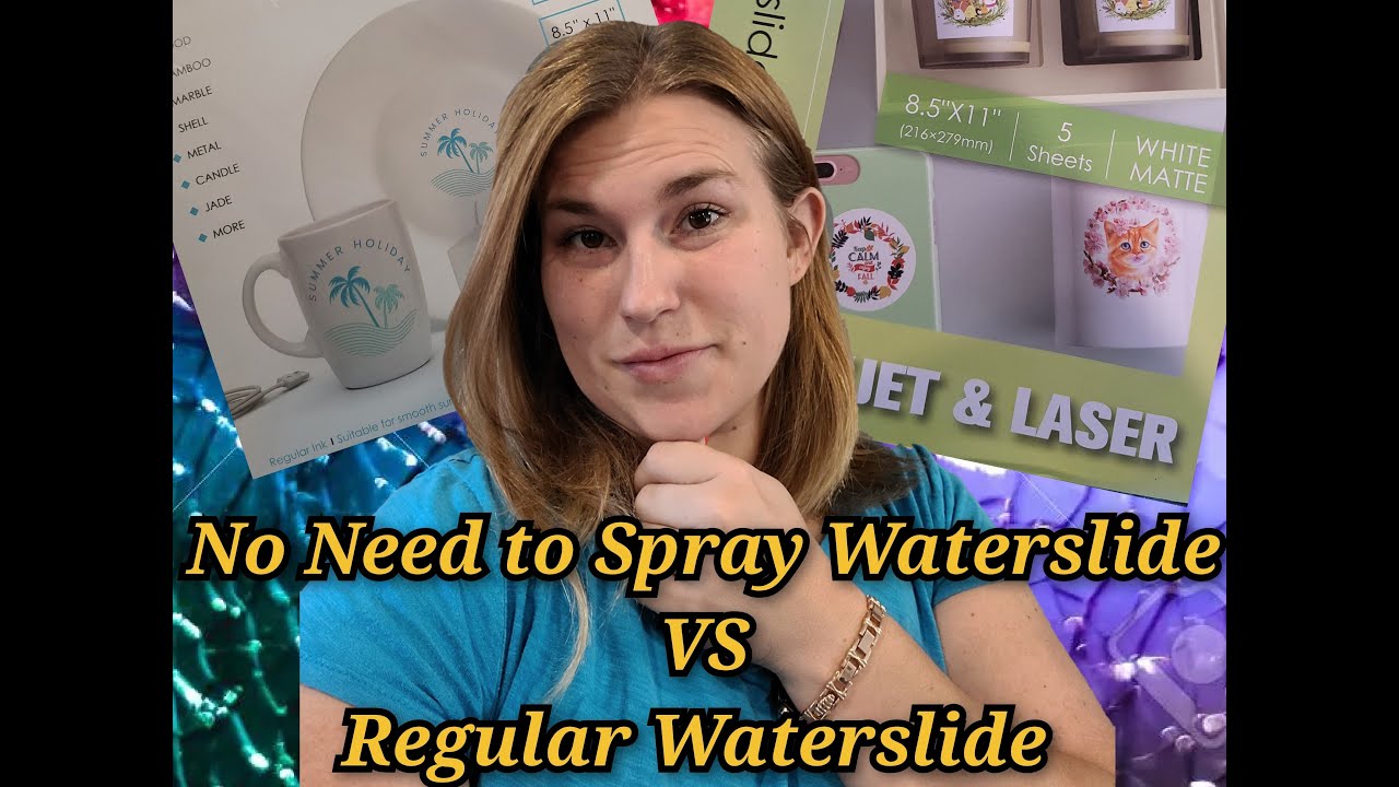 No Need to Spray Waterslide VS Regular Waterslide