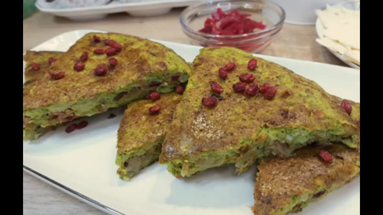 کوکو کلم بروکلی ، فوق العاده خوشمزه ، خوش عطر و متفاوت با آشپزخانه فریبا  Broccoli Kookoo
