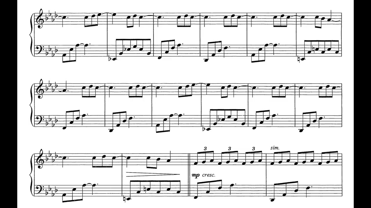 Tu Sei ~ Ludovico Einaudi | Full Piano Score