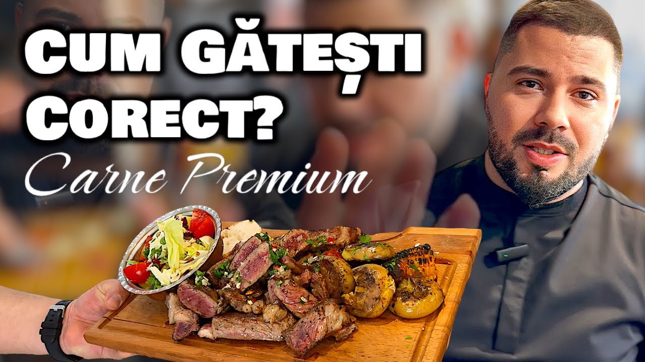 Cum Gătești Corect Carnea De Vită Premium! Prezentată de Chef Alin Barabancea! Dallas Steak!