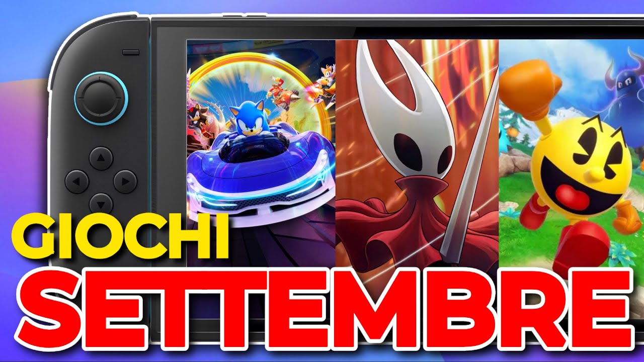 I MIGLIORI GIOCHI di SETTEMBRE 2025 su Nintendo Switch 1 e 2!