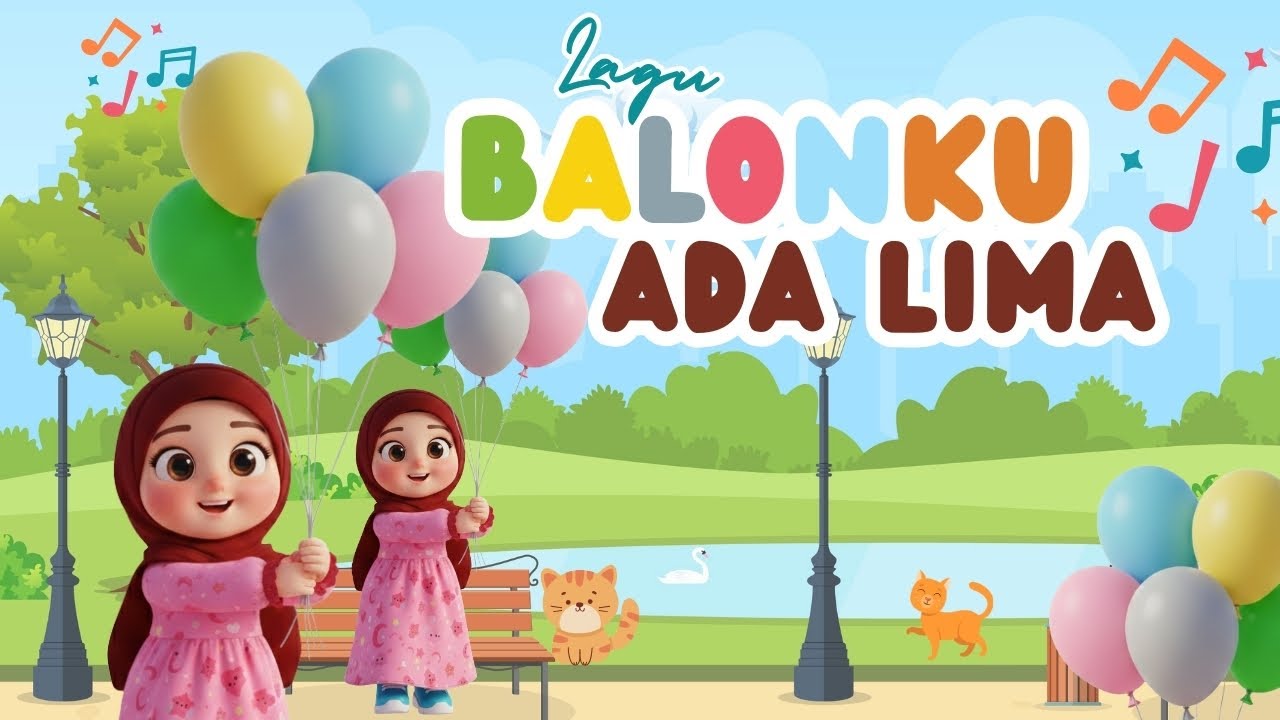 BALONKU ADA LIMA | LAGU ANAK POPULER INDONESIA