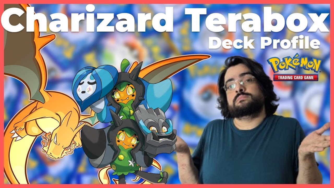 Novo Deck Charizard Ex - Zard Terabox! Ogerpon, Charizard e amigos. Cartas Pokemon.