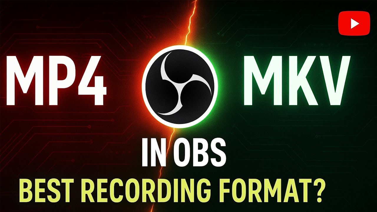 MP4 vs MKV vs FLV in OBS &ndash; Best Recording Format in OBS Explained!