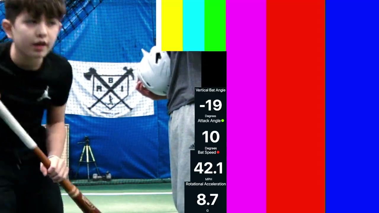 Isiah D 2030 Hitting Session using Full Swing & Blast Motion 2026 01 19