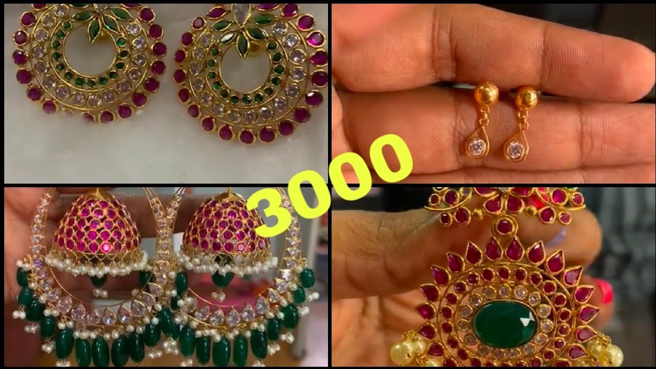 light weight gold ear rings with price,14crt gold jewellery