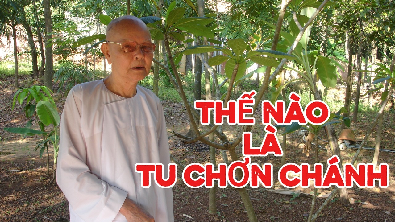 THẾ NÀO LÀ TU CHƠN CHÁNH -  HT TỪ THÔNG