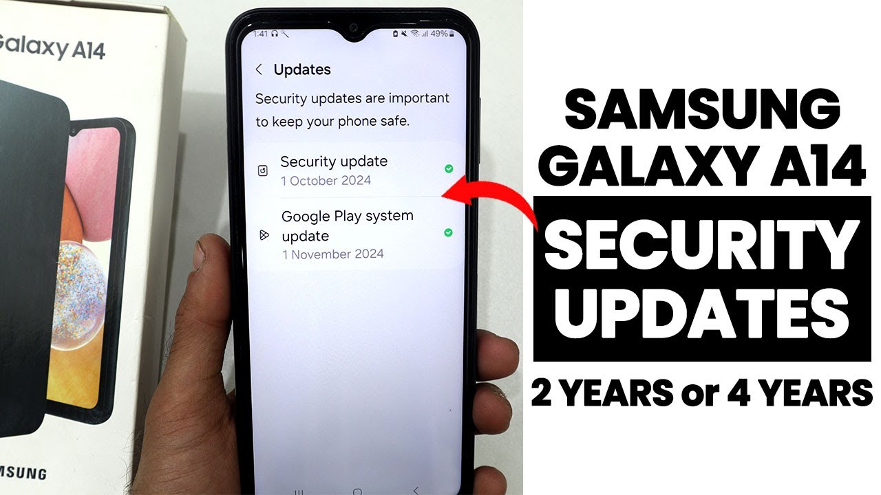 Does Samsung a14 Come with 5 Years of Security Updates?