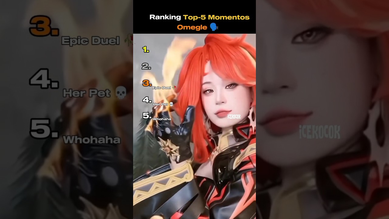 Ranking Top 5 Omegle 🗣️🥀 Moment #omegle #fyp