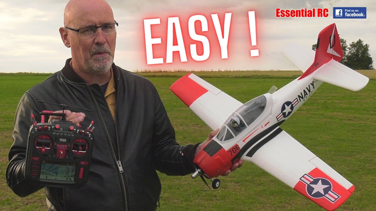 EASY ! FMS 800mm T-28 Trojan V2 | Reflex V2 stabilisation | Plug and Play | Ready to fly in 15 mins