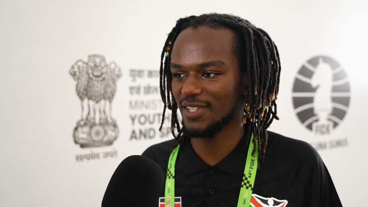 Interview with Martin Njoroge (Kenya) | 44th Chess Olympiad, Round 2 |