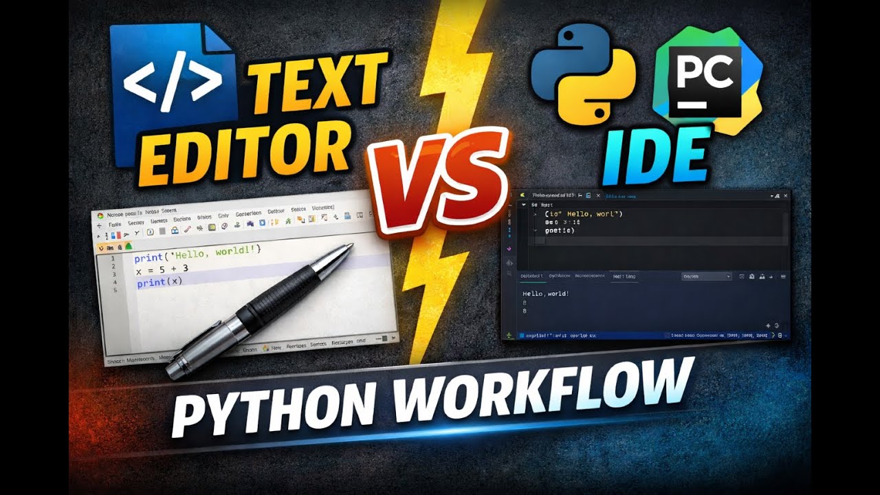 My Python Toolkit | 3.  Editor vs IDE