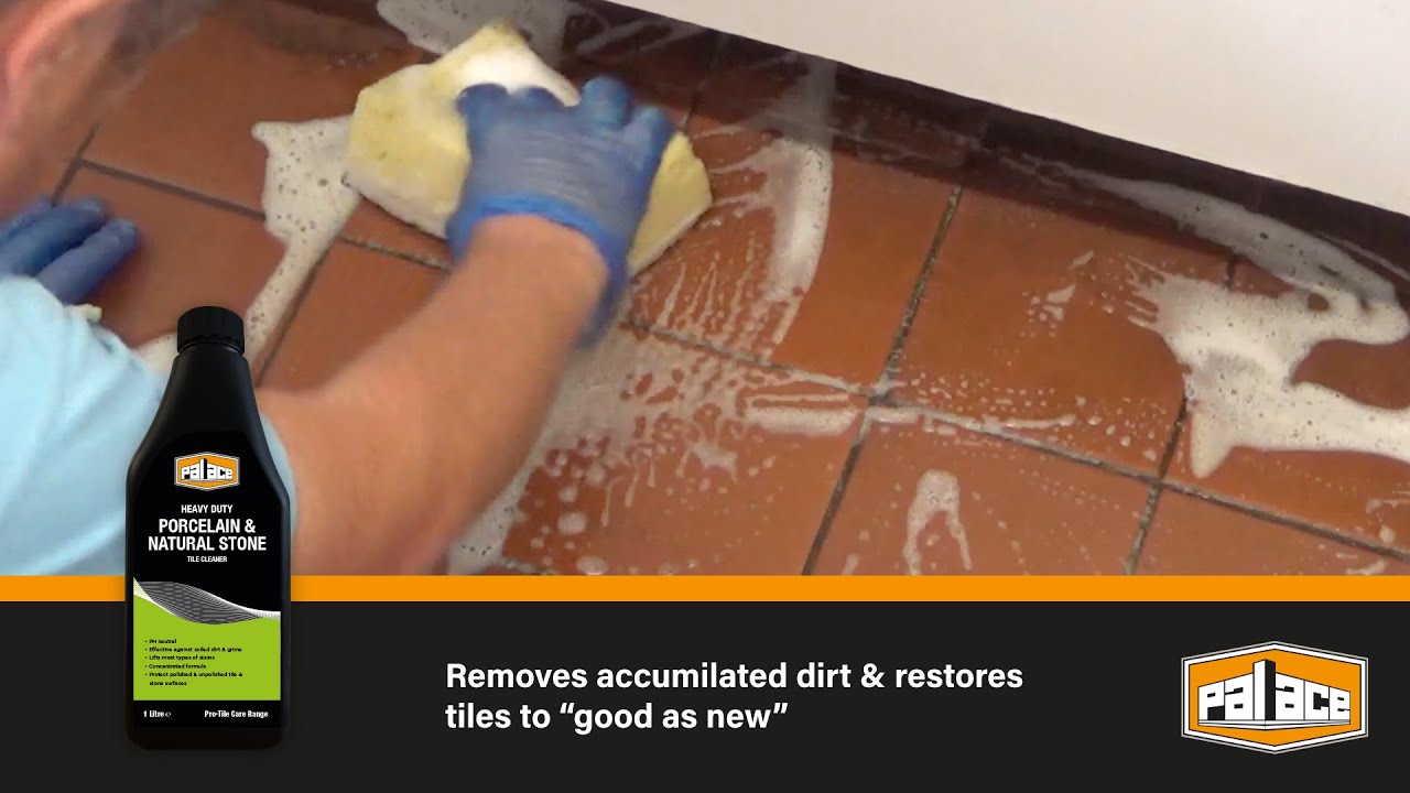 Restore walls & floors with Palace Heavy Duty Tile Cleaner