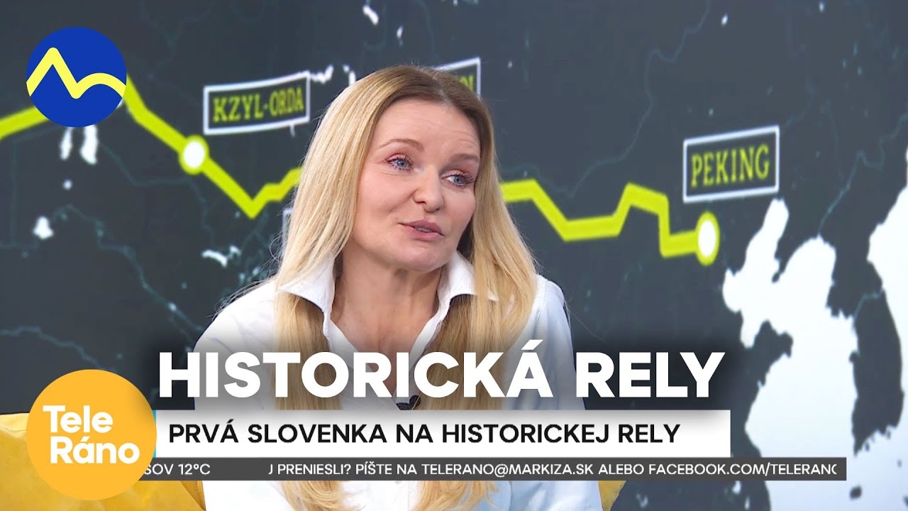 Jediná žena na historickej rely pochádza so Slovenska | Teleráno
