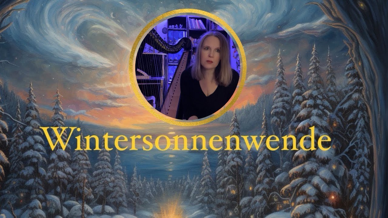 Wintersonnenwende Musik für die Rauhnächte #rauhnächte #harp #christmas #music