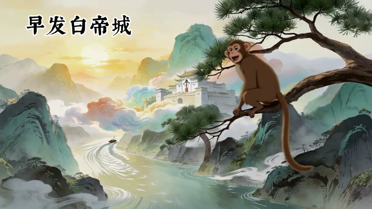 [从来没听过的诗歌] 早发白帝城 - Zao Fa Bai Di Cheng  #中国诗歌 #chinese #languagelearning