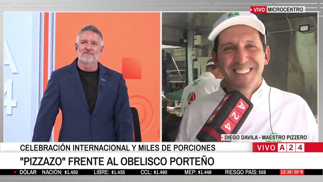 🔴 Día mundial de la pizza en el corazón de Buenos Aires
