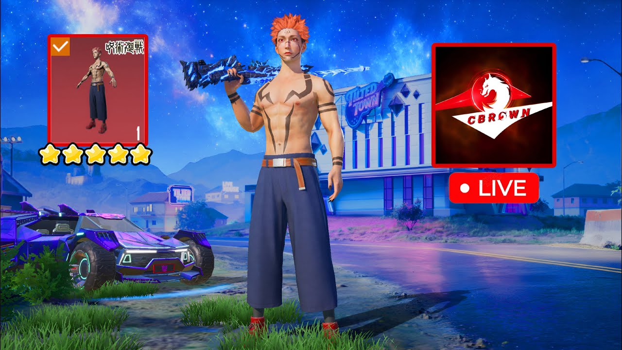 CBRPWN LIVE 🔴NEW Jujutsu Kaisen Prize Gameplay | PUBG MOBILE